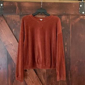 A new day burnt orange top